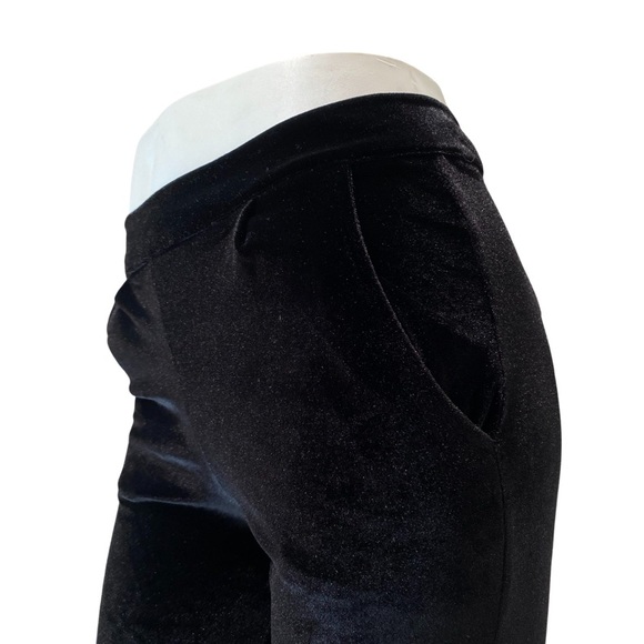 VELVET SKINNY TROUSERS - Picture 3 of 5